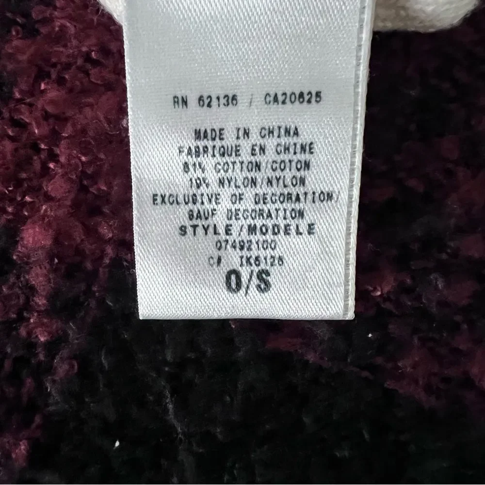 Guess Vintage White Knit Gloves OS